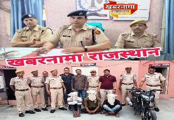 देवली पुलिस ने चिकित्साकर्मी के साथ हुई लूट का खुलासा किया तीन आरोपी गिरफ्तार15 वर्षीय नाबालिग भी